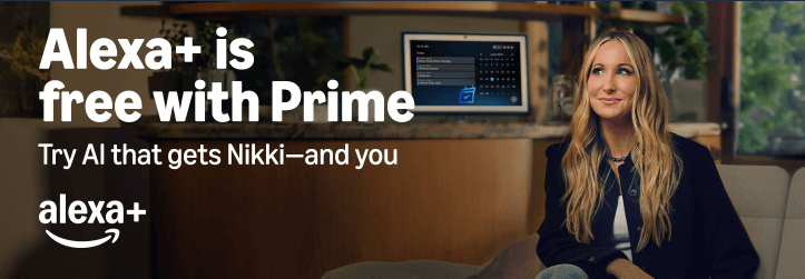 Alexa+ Free with Prime get Nikki